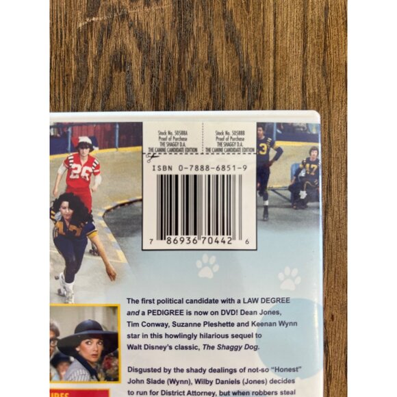 The Shaggy D.A. DVD 2006 Comedy Family Movie Dean Jones Tim Conway Pre-Owned - Picture 3 of 4